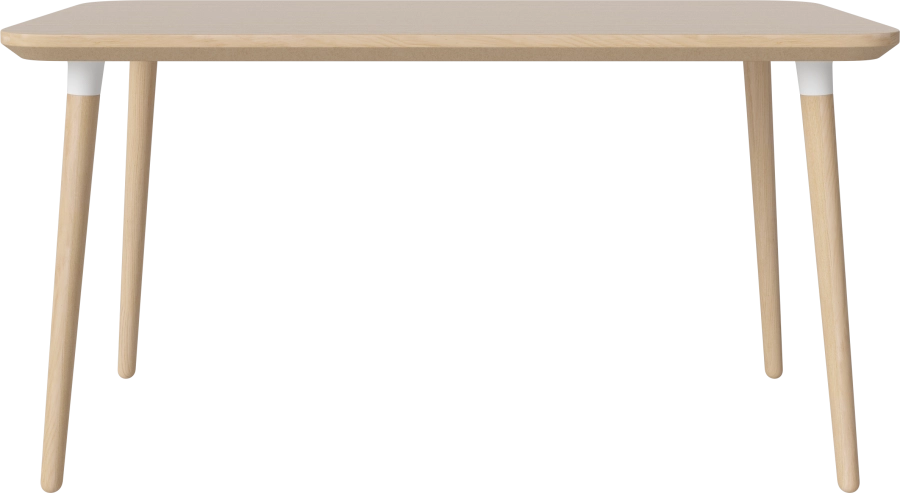 Seed Dining Table 140 x 80 cm H73 cm_White pigmented lacquered oak_White pigmented oiled oak_White leg brackets 03-327-10_00006.png
