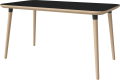Seed Dining Table 140 x 80 cm H73 cm_Black Fenix laminate_White pigmented oiled oak_Black leg brackets 03-327-10_00009_angle.png