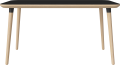 Seed Dining Table 140 x 80 cm H73 cm_Black Fenix laminate_White pigmented oiled oak_Black leg brackets 03-327-10_00009.png
