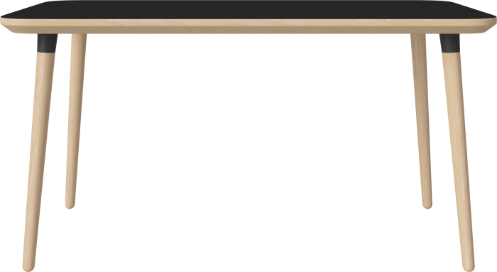Seed Dining Table 140 x 80 cm H73 cm_Black Fenix laminate_White pigmented oiled oak_Black leg brackets 03-327-10_00009.png