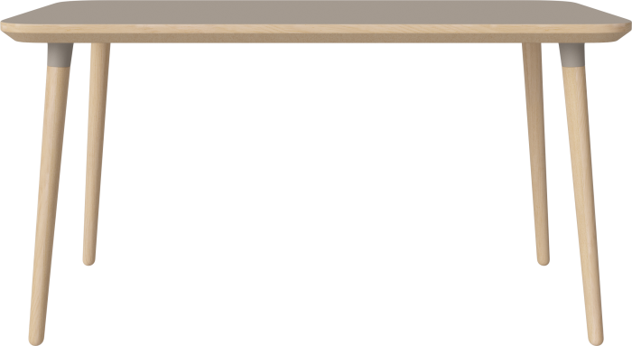 Seed Dining Table 140 x 80 cm H73 cm_Grey Brown Fenix laminate_White pigmented oiled oak_Mocca leg brackets 03-327-10_00012.png