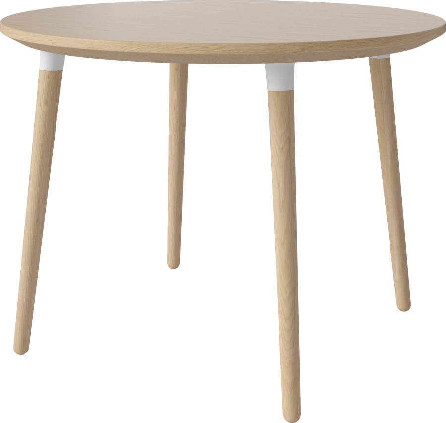 Seed Dining Table Ø100 cm H73 cm_White pigmented lacquered oak_White pigmented oiled oak_White leg brackets 03-327-01_00006_angle.png