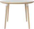 Seed Dining Table Ø100 cm H73 cm_White Fenix laminate_White pigmented oiled oak_White leg brackets 03-327-01_00010.png