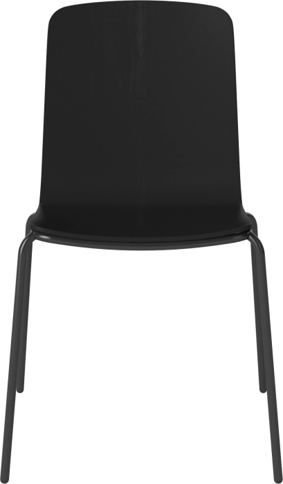 Palm Veneered Dining Chair with Metal Legs_Black lacquered steel_Black lacquered oak Veneer 02-092-45_15408366.png