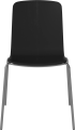 Palm Veneered Dining Chair with Metal Legs_Chrome plated steel_Black lacquered oak Veneer 02-092-45_2879272.png