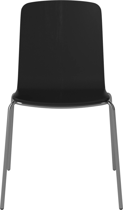 Palm Veneered Dining Chair with Metal Legs_Chrome plated steel_Black lacquered oak Veneer 02-092-45_2879272.png