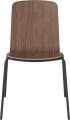 Palm Veneered Dining Chair with Metal Legs_Black lacquered steel_Oiled walnut Veneer 02-092-45_15408368.png