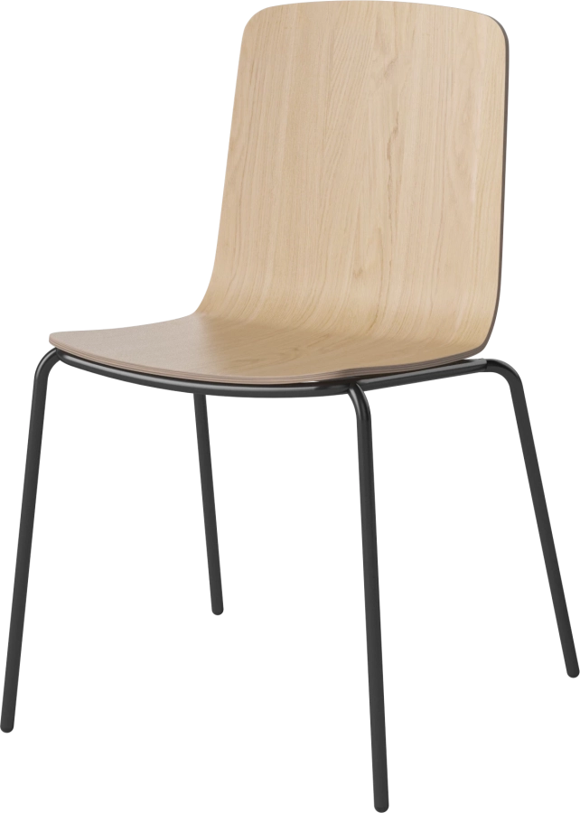 Palm Veneered Dining Chair with Metal Legs_Black lacquered steel_White pigmented oiled oak Veneer 02-092-45_15408369_angle.png