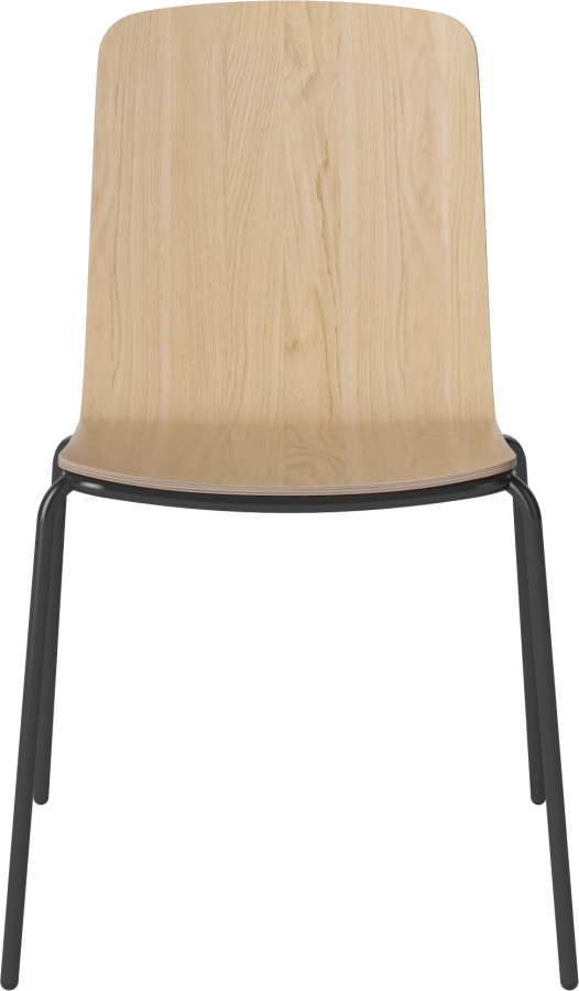 Palm Veneered Dining Chair with Metal Legs_Black lacquered steel_White pigmented oiled oak Veneer 02-092-45_15408369.png