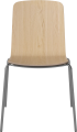 Palm Veneered Dining Chair with Metal Legs_Chrome plated steel_White pigmented oiled oak Veneer 02-092-45_6433704.png