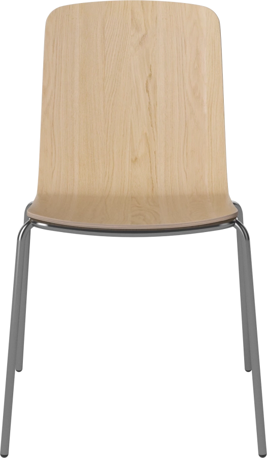 Palm Veneered Dining Chair with Metal Legs_Chrome plated steel_White pigmented oiled oak Veneer 02-092-45_6433704.png