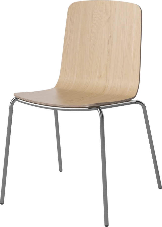 Palm Veneered Dining Chair with Metal Legs_Chrome plated steel_White pigmented oiled oak Veneer 02-092-45_6433704_angle.png
