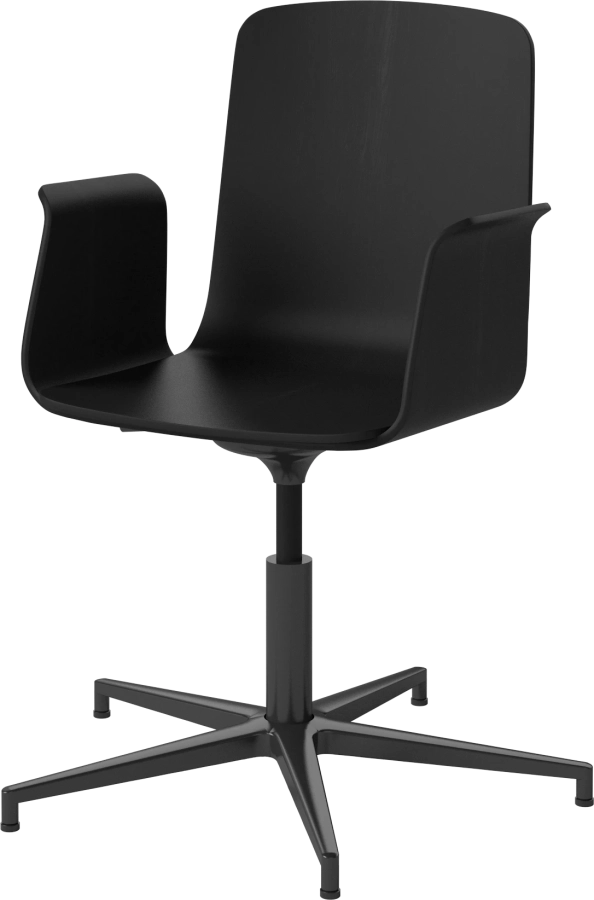 Palm Veneered Office Chair with Armrests and Gliders_Black lacquered steel_Black lacquered oak 02-092-49_15408366_angle.png