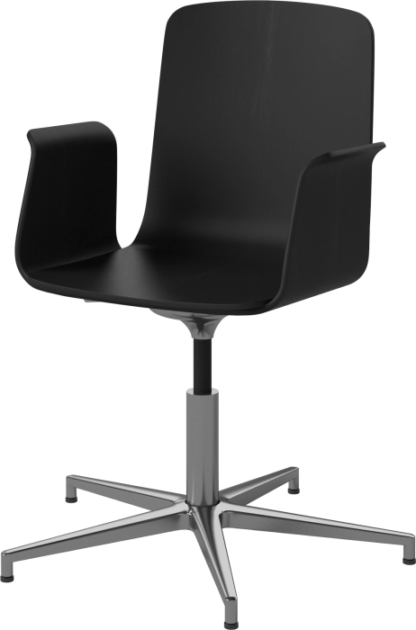 Palm Veneered Office Chair with Armrests and Gliders_Chrome plated steel_Black lacquered oak 02-092-49_2879272_angle.png