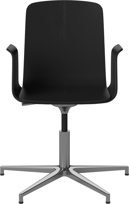 Palm Veneered Office Chair with Armrests and Gliders_Chrome plated steel_Black lacquered oak 02-092-49_2879272.png