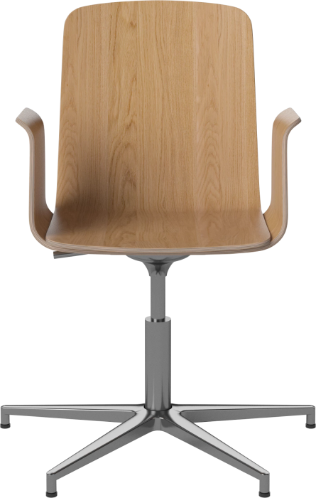 Palm Veneered Office Chair with Armrests and Gliders_Chrome plated steel_Oiled oak 02-092-49_1838645.png