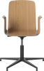 Palm Veneered Office Chair with Armrests and Gliders_Black lacquered steel_Oiled oak 02-092-49_15408367.png
