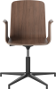 Palm Veneered Office Chair with Armrests and Gliders_Black lacquered steel_Oiled walnut 02-092-49_15408368.png