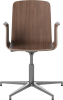 Palm Veneered Office Chair with Armrests and Gliders_Chrome plated steel_Oiled walnut 02-092-49_1838654.png