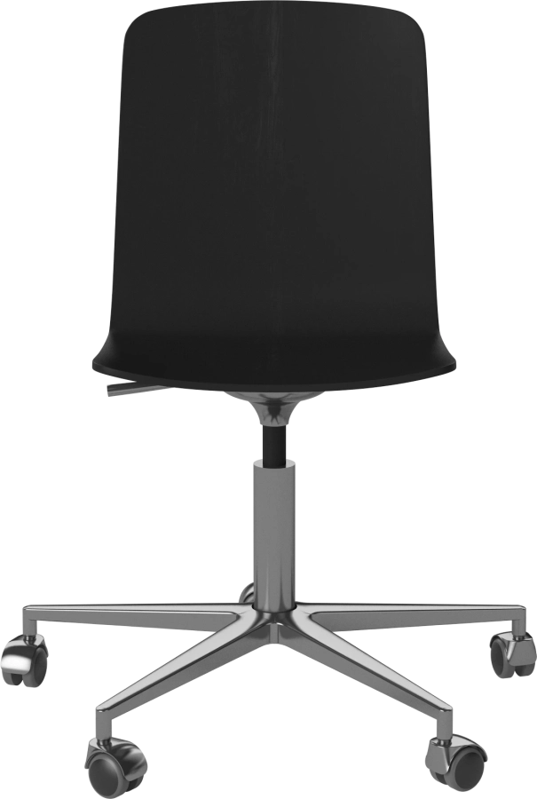 Palm Veneered Office Chair with Wheels_Chrome plated steel_Black lacquered oak 02-092-55_2879272.png
