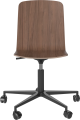 Palm Veneered Office Chair with Wheels_Black lacquered steel_Oiled walnut 02-092-55_15408368.png