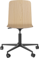 Palm Veneered Office Chair with Wheels_Black lacquered steel_White pigmented oiled oak 02-092-55_15408369.png