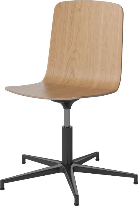 Palm Veneered Chair with Gliders_Black lacquered steel_Oiled oak 02-092-50_15408367_angle.png