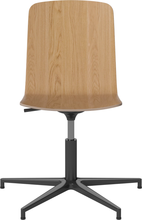 Palm Veneered Chair with Gliders_Black lacquered steel_Oiled oak 02-092-50_15408367.png