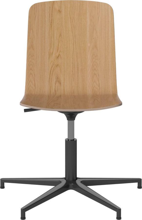 Palm Veneered Chair with Gliders_Black lacquered steel_Oiled oak 02-092-50_15408367.png