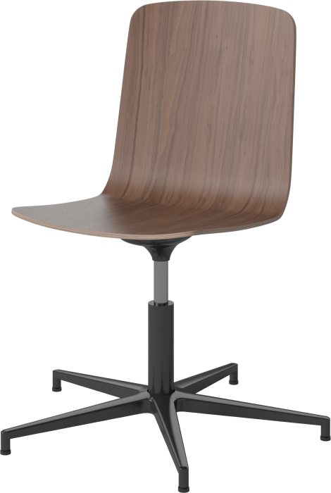Palm Veneered Chair with Gliders_Black lacquered steel_Oiled walnut 02-092-50_15408368_angle.png