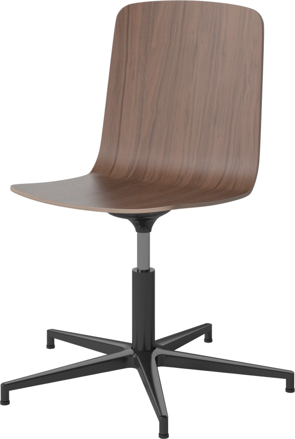 Palm Veneered Chair with Gliders_Black lacquered steel_Oiled walnut 02-092-50_15408368_angle.png