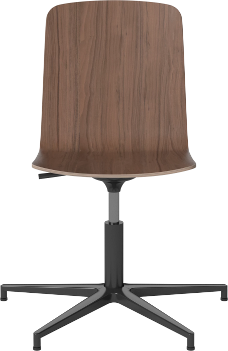 Palm Veneered Chair with Gliders_Black lacquered steel_Oiled walnut 02-092-50_15408368.png