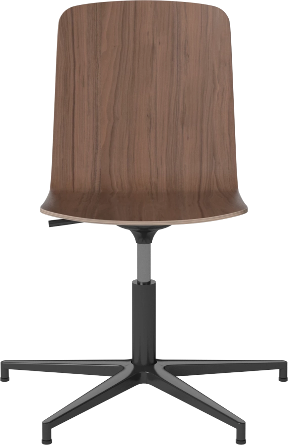 Palm Veneered Chair with Gliders_Black lacquered steel_Oiled walnut 02-092-50_15408368.png