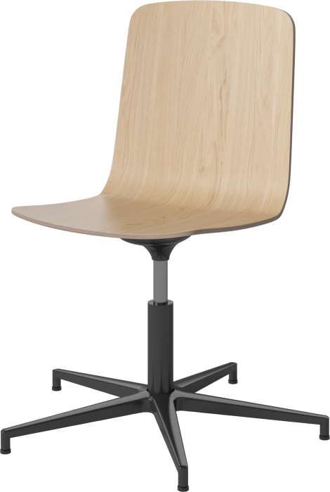Palm Veneered Chair with Gliders_Black lacquered steel_White pigmented oiled oak 02-092-50_15408369_angle.png