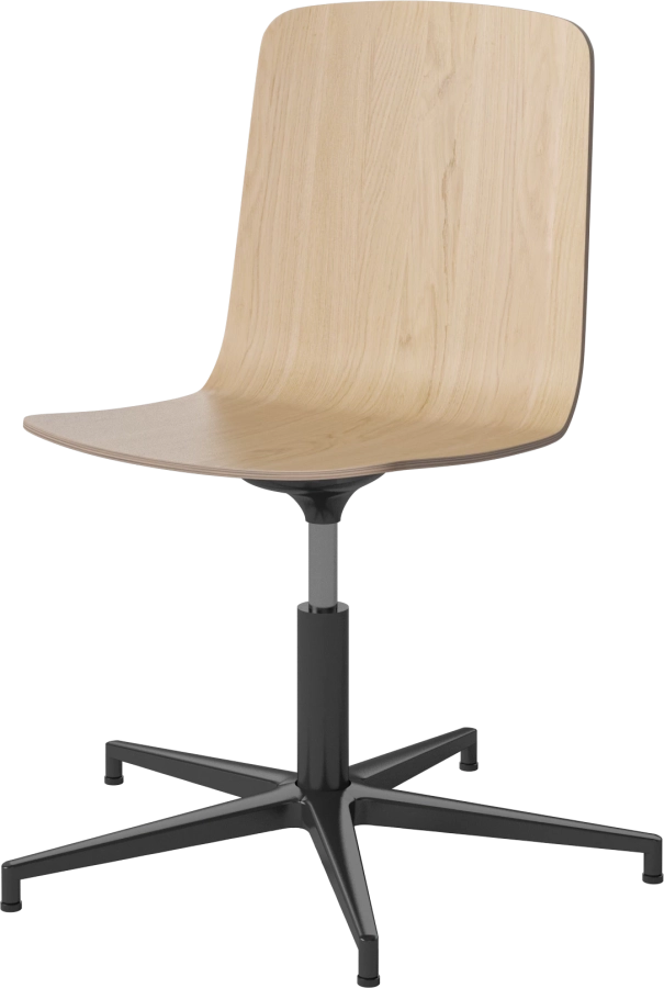Palm Veneered Chair with Gliders_Black lacquered steel_White pigmented oiled oak 02-092-50_15408369_angle.png