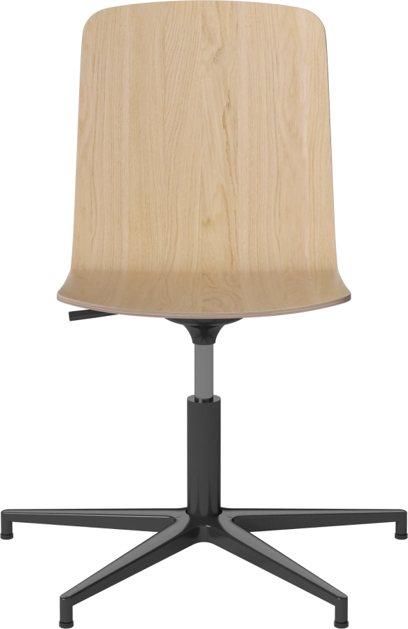 Palm Veneered Chair with Gliders_Black lacquered steel_White pigmented oiled oak 02-092-50_15408369.png