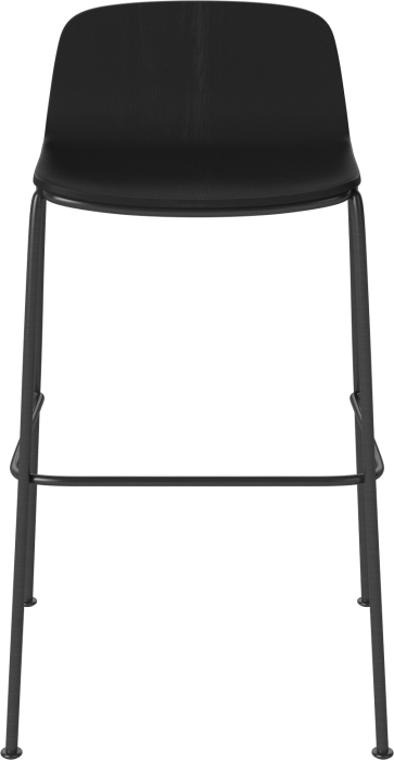 Palm Barstool H65 cm_Black lacquered steel_Black lacquered oak 02-092-65_00001.png