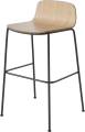 Palm Barstool H65 cm_Black lacquered steel_White pigmented oiled oak 02-092-65_00004_angle.png