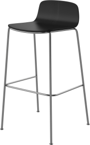 BOLIA hoker PALM 76 stal chromowana / czarny dąb