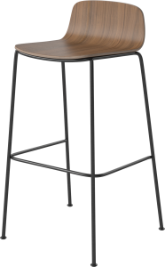 BOLIA hoker PALM 76 czarna stal / orzech olejowany