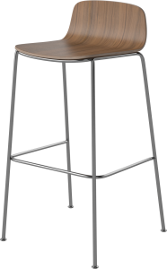 BOLIA hoker PALM 76 stal chromowana / orzech olejowany