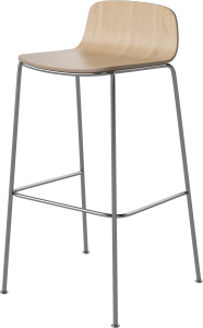 BOLIA hoker PALM 76 stal chromowana / dąb bielony
