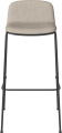 Palm Upholstered Barstool H76 cm_Baize Sand_Black lacquered steel 02-092-68_00008.png