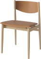 Apelle Dining Chair - Upholstered Seat_White pigmented oiled oak Solid_Cognac leather_TSCA 02-318-01_00006_angle.png