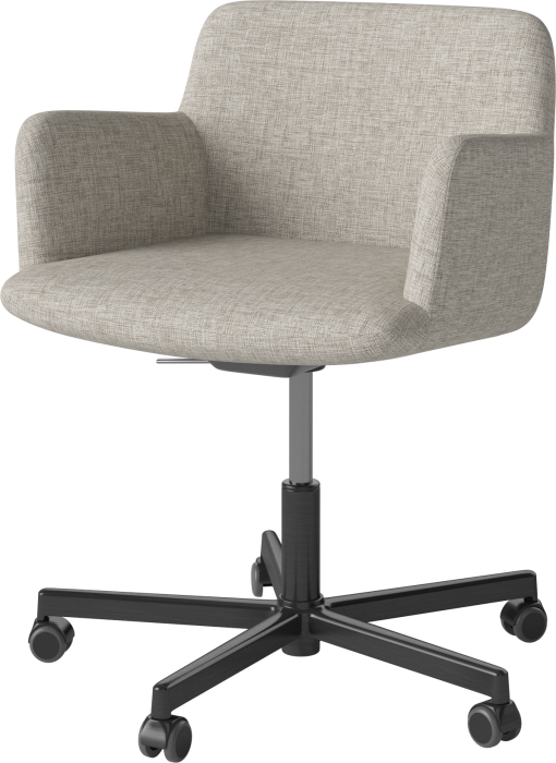 C3 Office Chair_Nantes Sand_Black lacquered steel 02-019-30_01645_angle.png