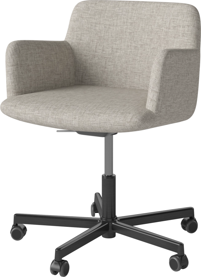 C3 Office Chair_Nantes Sand_Black lacquered steel 02-019-30_01645_angle.png