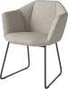 Kimono Dining Chair_Nantes Sand_Black lacquered steel 02-309-01_01034_angle.png