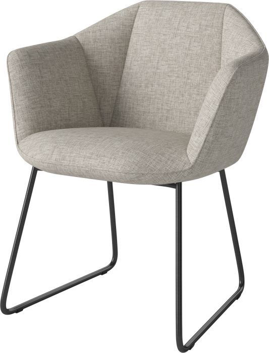 Kimono Dining Chair_Nantes Sand_Black lacquered steel 02-309-01_01034_angle.png