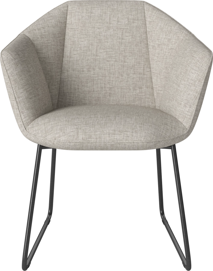 Kimono Dining Chair_Nantes Sand_Black lacquered steel 02-309-01_01034.png