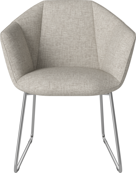 Kimono Dining Chair_Nantes Sand_Chrome plated steel 02-309-01_01035.png